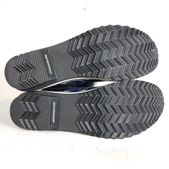 Sorel Women's Tofino II US 10 Blue Black Waterproof Faux Fur Winter Boots - Picture 11 of 12